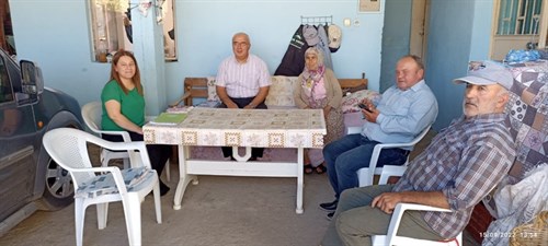 Kaymakamımız Sayın Sedat Sırrı ARISOY' un Sailer Mahallesi Aile Ziyareti