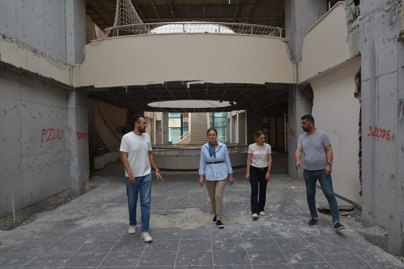 Kaymakamımızın Kültür Merkezi İnşaatı İncelemesi