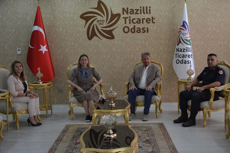 Kaymakamımızın Nazilli Ticaret Odası Başkanını Ziyareti